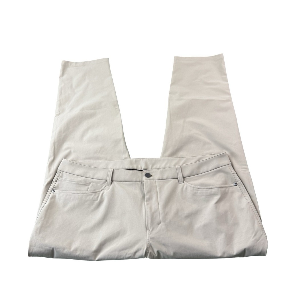 Lululemon Tan 5 Pocket ABC Performance Mens Chino Pant 40x32 LM5AQ9S